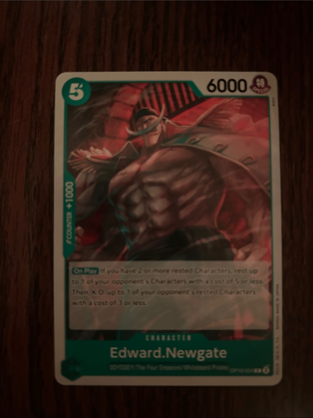 Edward Newgate Trading Card